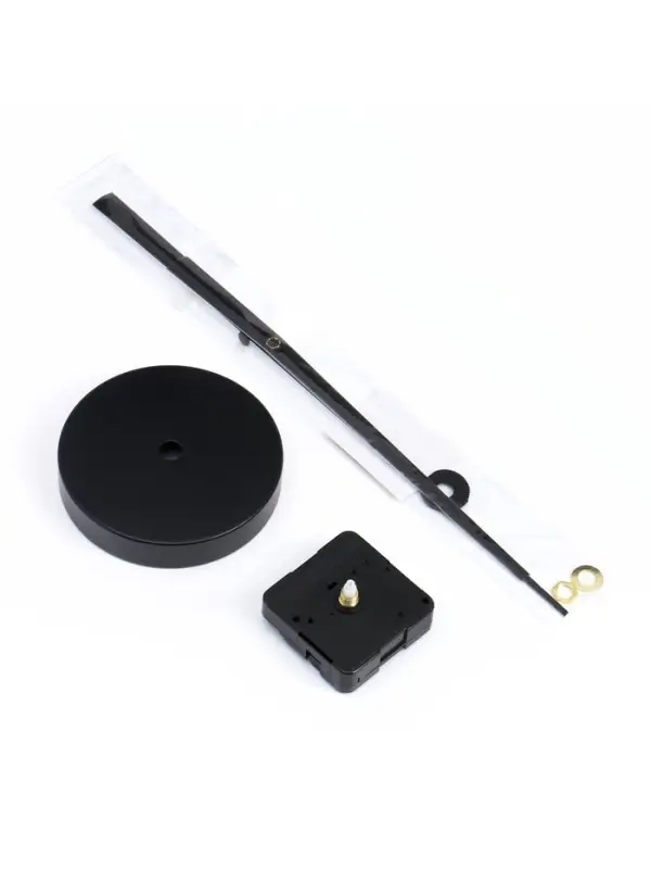 Часовой механизм со стрелками &laquo;Соломон-17&raquo;, плавный ход, шток 10 мм, стрелки 165/245 мм, чёрные