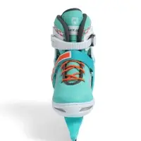 Коньки детские раздвижные BlackAqua, р. 27-30, для фитнеса, мятные, оранжевые Коньки детские раздвижные BlackAqua, р. 27-30, для фитнеса, мятные, оранжевые