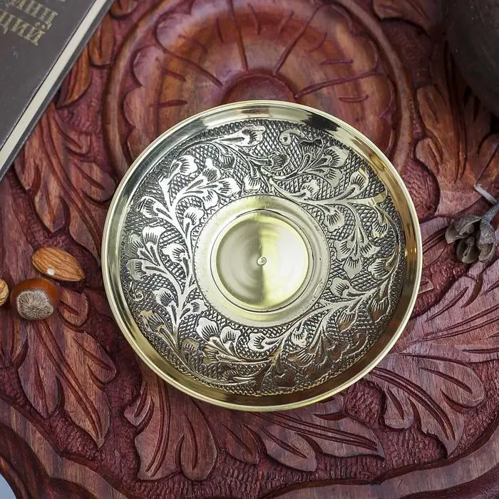 Чайная пара "Эго" латунь 6х13х13 см