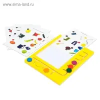 Логический планшет «Умный планшет» с карточками, 2-3 года, по методике Монтессори Логический планшет «Умный планшет» с карточками, 2-3 года, по методике Монтессори