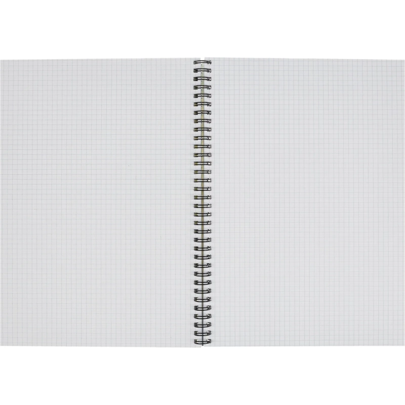 Тетрадь общая Attache,120л,клет,А4,спир,обл.мел.карт