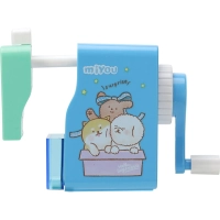 Точилка механическая Deli E0739 MiYou, 1 отв.,пластик,без струбцины ассорти