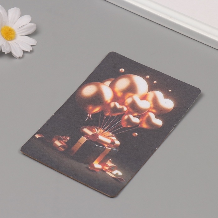 Растущая открытка Растущая открытка "Шарики" 10*15 см