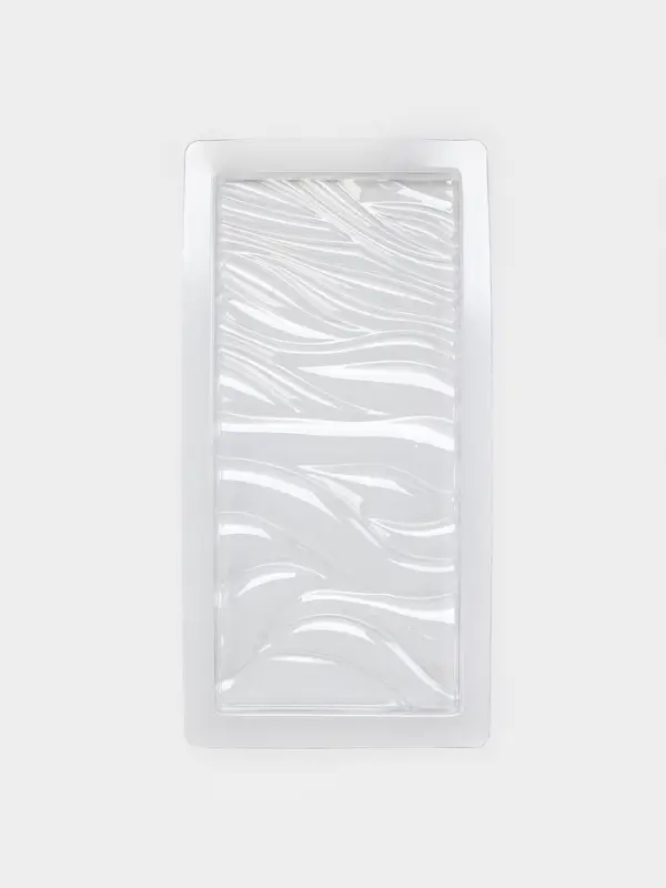 Форма для шоколада &laquo;Цунами&raquo;, пластик, 20.5&times;10.5&times;1 см, прозрачная