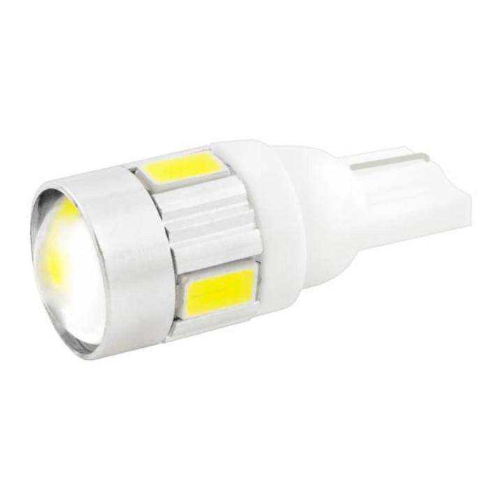 Лампа светодиодная Skyway T10 (W5W), 12 В, 6SMD диодов, с линзой, S08201127 Лампа светодиодная Skyway T10 (W5W), 12 В, 6SMD диодов, с линзой, S08201127