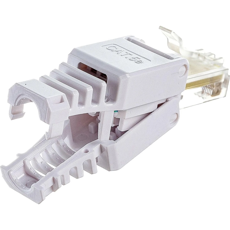 Коннектор полевой LANMASTER LAN-TMP-U5E-WH, неэкранированный, кат.5E
