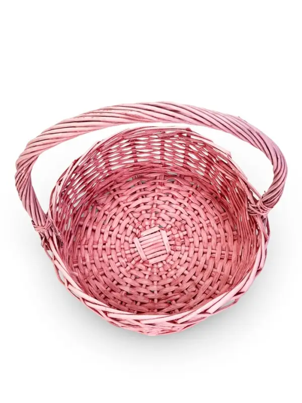 Набор корзин 3 шт ИВА 38x38x14 33x33x12 27х27x12 см ПЛЕТ ручка h=20/18/16 см