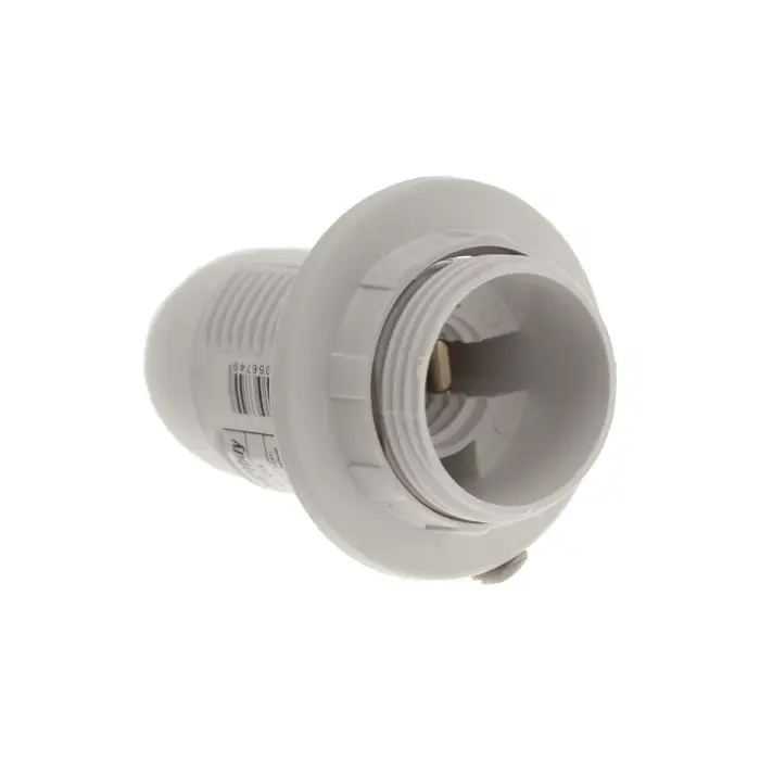 Патрон Smartbuy Е14, пластиковый, с кольцом, термостойкий пластик, белый, SBE-LHP-sr-E14