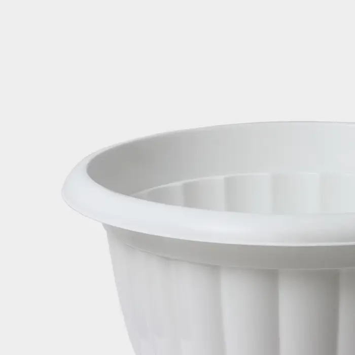 Вазон для цветов &laquo;Жасмин&raquo;, 18 л, d=42 см, h=30 см, белый