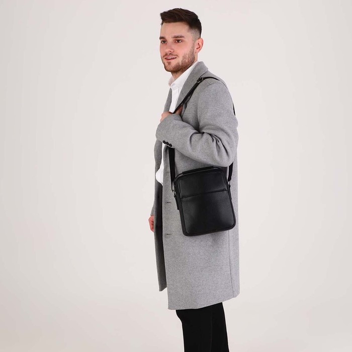 Сумка мужская, цвет чёрный Сумка мужская, цвет чёрный