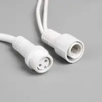Гирлянда &laquo;Бахрома&raquo; 3&times;0.6 м, IP65, УМС, белая нить каучук, 108 LED, свечение тёплое белое, 220 В
