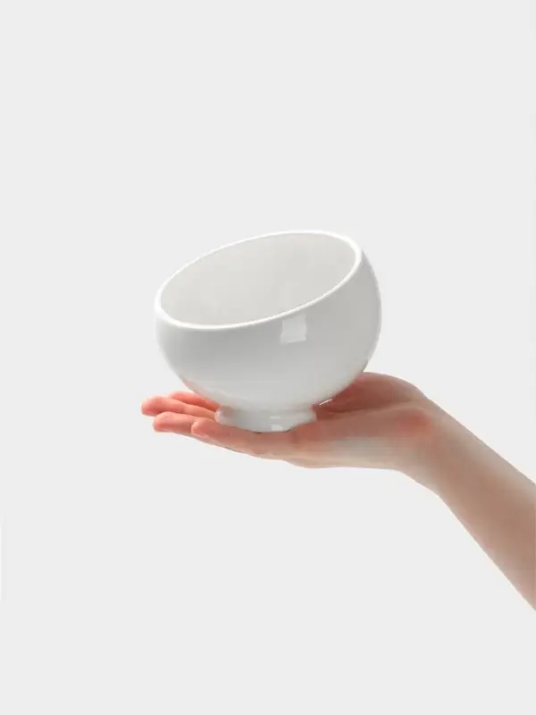 Блюдо Hanna Kn&ouml;vell, 430 мл, h=9.6 см, фарфор, белое