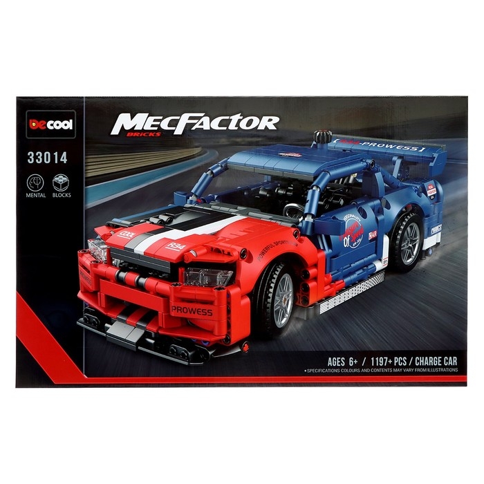 Конструктор Техно GT-RR34, 1197 деталей