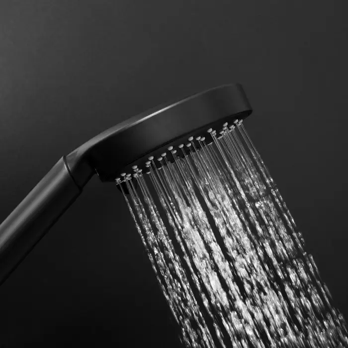 Лейка для душа ZEIN Z3212, 3 режима, средняя, пластик, чёрная