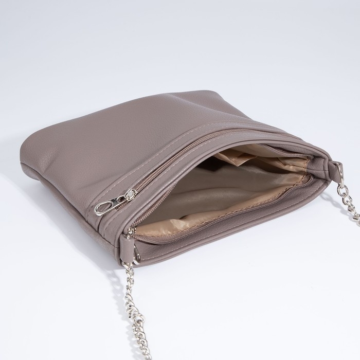 Сумка кросс-боди на молнии, цвет бежевый Сумка кросс-боди на молнии, цвет бежевый