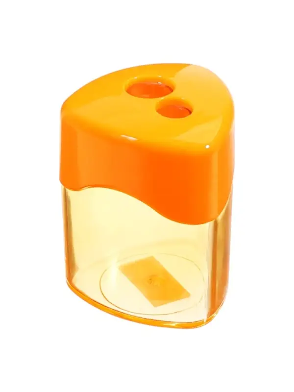 Точилка Calligrata &laquo;Классика&raquo;, двойная, с контейнером, МИКС