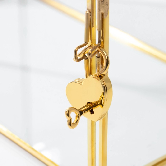 Свадебный банк Свадебный банк "Очаг", 25х14,5х24 см, стекло