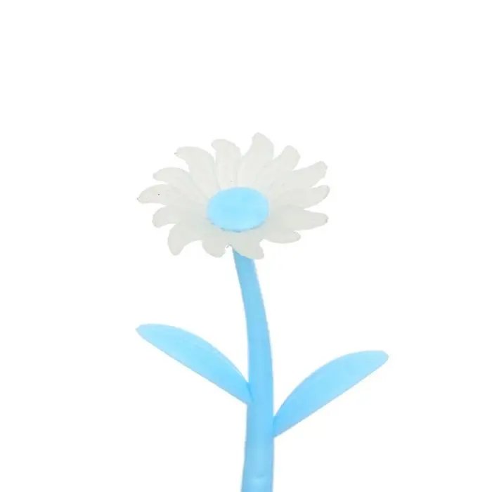 Ручка гелевая-прикол "Голубые Ромашки", меняет при ультрафиолете