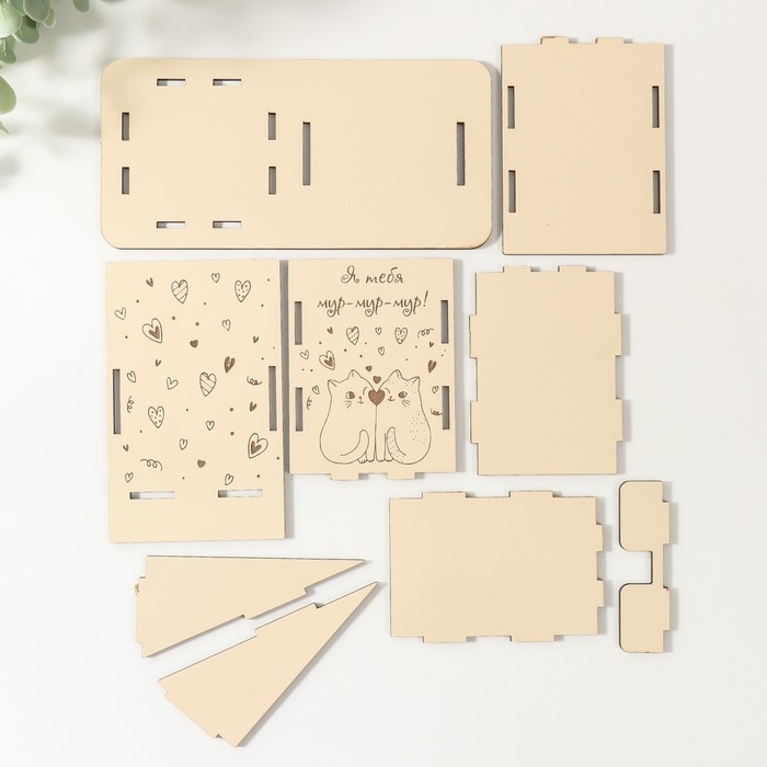 Органайзер настольный Органайзер настольный "Мур-мур-мур" 18х12,5х9 см (набор 9 деталей)