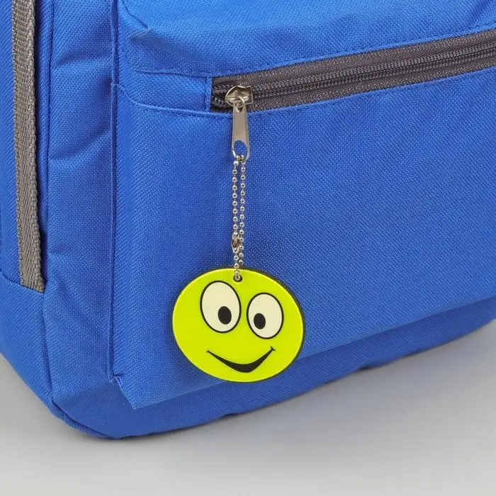 Светоотражающий элемент «Смайлик», двусторонний, d=5.3 см, цвет жёлтый Светоотражающий элемент «Смайлик», двусторонний, d=5.3 см, цвет жёлтый