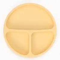 Тарелка детская секционная, 3 секции, молочный, Mum&Baby Тарелка детская секционная, 3 секции, молочный, Mum&Baby