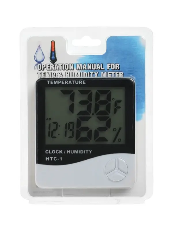 Термометр LTR-14, электронный, датчик температуры, датчик влажности, белый Термометр LTR-14, электронный, датчик температуры, датчик влажности, белый