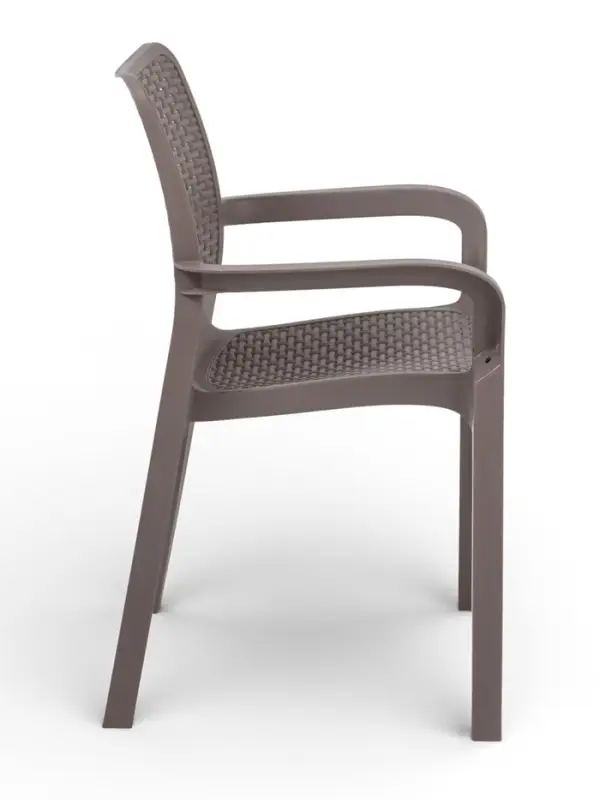 Стул садовый Rattan, 50.6&times;58&times;83.3 см, пластиковый, цвет французский платан