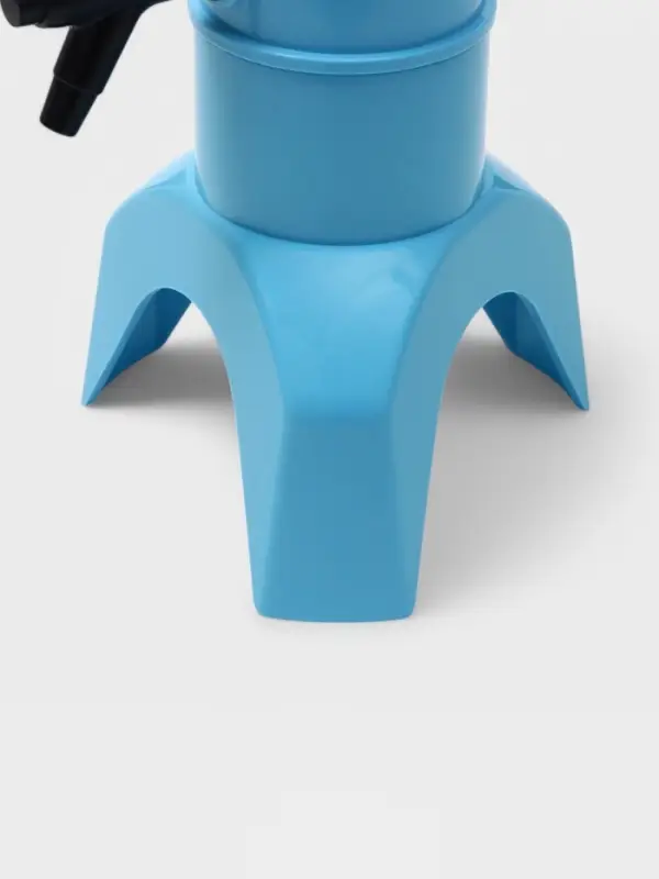 Башня пивная TowerRocket, колба 3 л, ёмкость для льда, подсветка, пластик, голубая