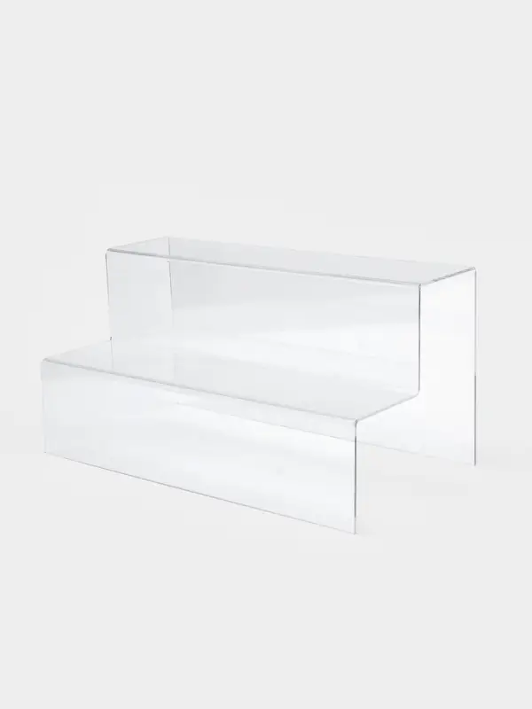 Подставка горка 2 ступеньки, 40&times;21&times;20 см, оргстекло 3 мм