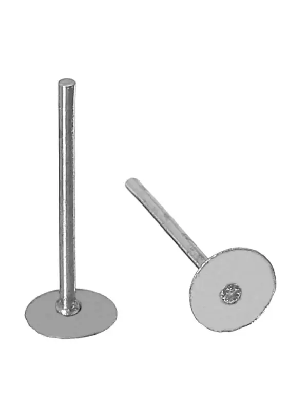 Швензы «Гвоздики» для изготовления пусет, 4 мм (набор 5пар), цвет серебро Швензы «Гвоздики» для изготовления пусет, 4 мм (набор 5пар), цвет серебро