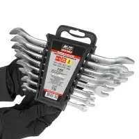 Набор ключей гаечных рожковых на держателе (6-22 мм) (8 предметов) AVS K1N8P