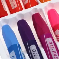 Пастель масляная 24 цвета, в бумажном держателе, в картонной коробке