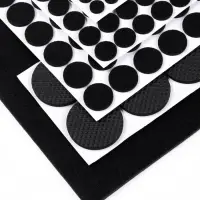 Накладки для мебели CAPPIO, цвет черный, набор 125 шт