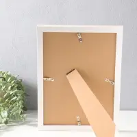 Фоторамка пластик формат А4 см "Остин" бело-бежевый 33,5х24,5х1,5 см