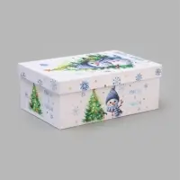 Коробки подарочные новогодние 10 в 1 &laquo;С Новым Годом&raquo;, 30&times;19&times;11.5 - 12&times;6.5&times;4 см