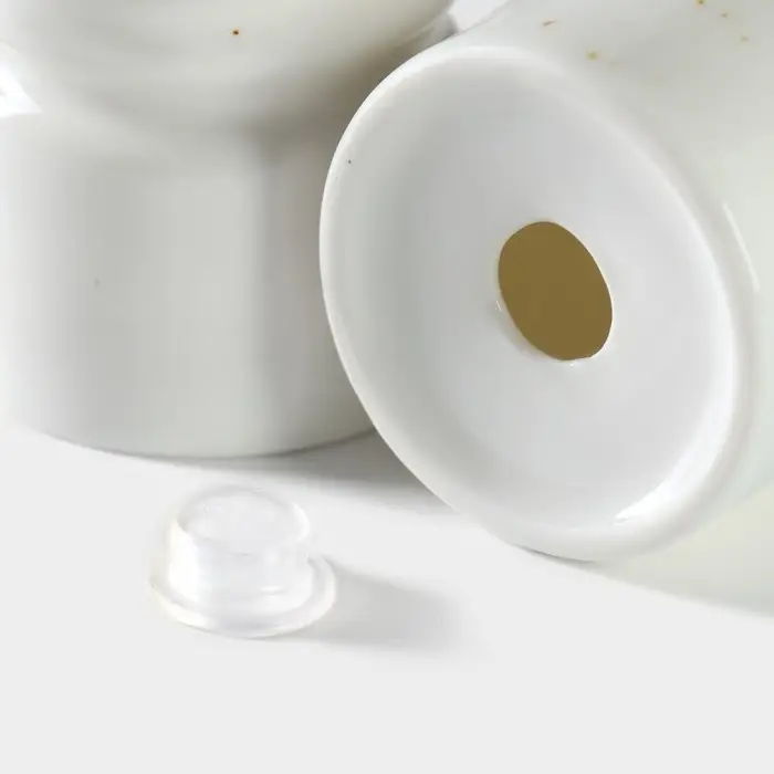 Набор для специй 2 пред Magistro Набор для специй 2 пред Magistro "Церера" солонка, перечница, цвет бело-золотой