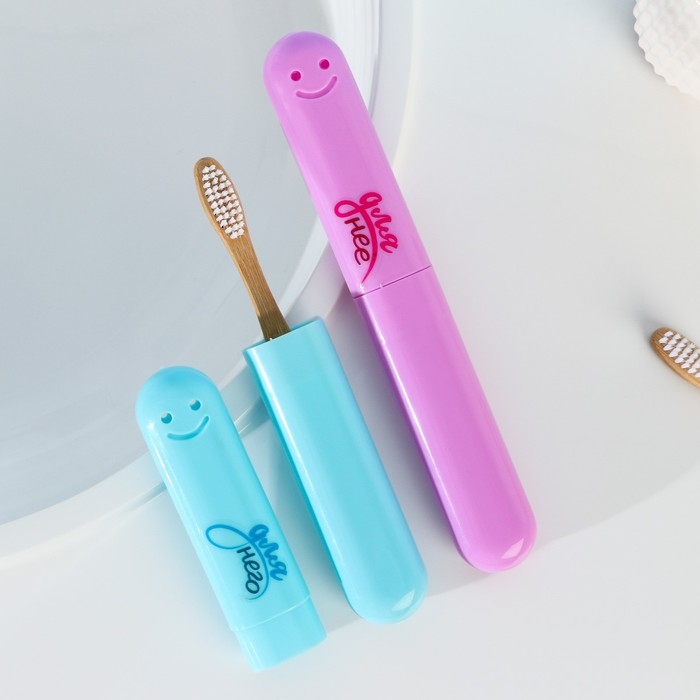 Парные контейнеры для зубных щёток Парные контейнеры для зубных щёток "Для него и дла нее", 20 х 2 см