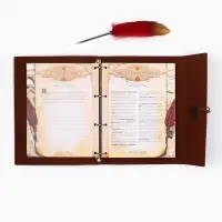 Родословная книга &laquo;Наш род&raquo;, с пером, 56 листов, бордо, 35&times;25 см