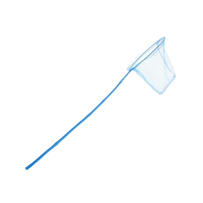 Сачок детский, бамбуковая ручка в горох 60 см, d=25 см, цвета МИКС Сачок детский, бамбуковая ручка в горох 60 см, d=25 см, цвета МИКС