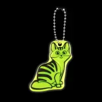 Светоотражающий элемент «Кошечка», двусторонний, 5.9×4.7 см, МИКС