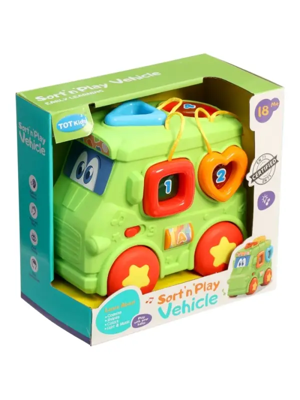 Музыкальная игрушка "Автобус" свет, звук