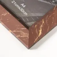 Фоторамка пластик формат А4 см "Гедеон" шоколад с золотом 36х27х2 см