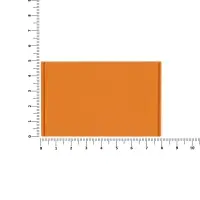 Лейбл из ПВХ Dzeta, XL, оранжевый