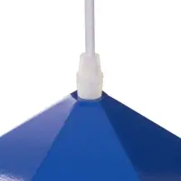 Светильник Edward, 1&times;40 Вт, Е27, 25&times;21.5&times;18 см, синий