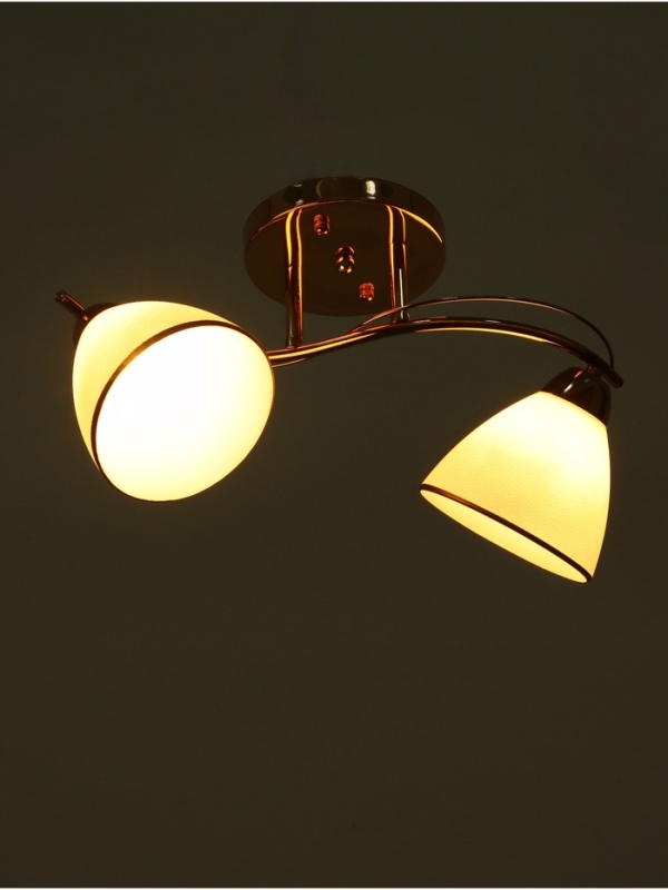 Люстра Люстра "Андер" 2хЕ27 40Вт золото 42х19х24 см