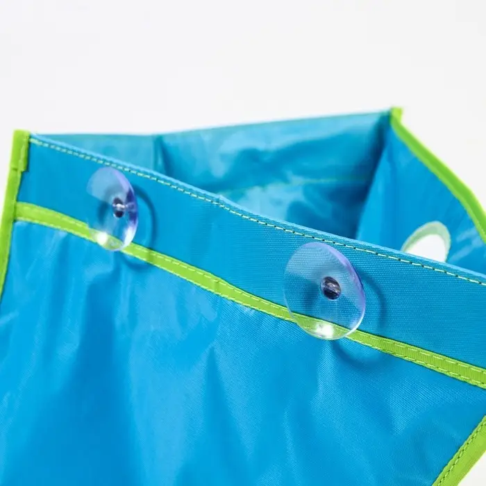 Сетка для хранения игрушек в ванной, голубая