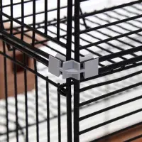 Клетка для грызунов &laquo;Пижон&raquo;, 42&times;30&times;65 см, 4 этажа, 2 домика, колесо, миска, бежевая