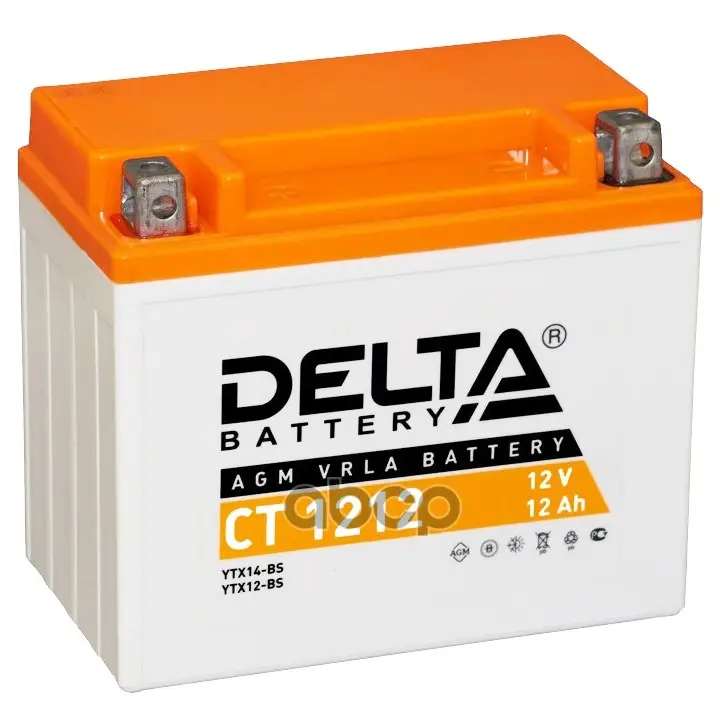 Батарея аккумуляторная DELTA battery арт. CT 1212