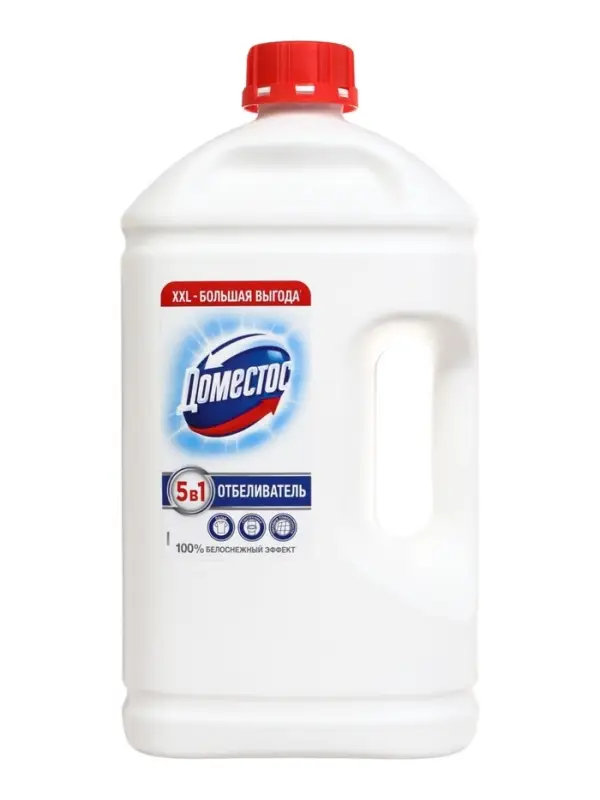 Отбеливатель универсальный ДОМЕСТОС белоснежный, 2,5 л