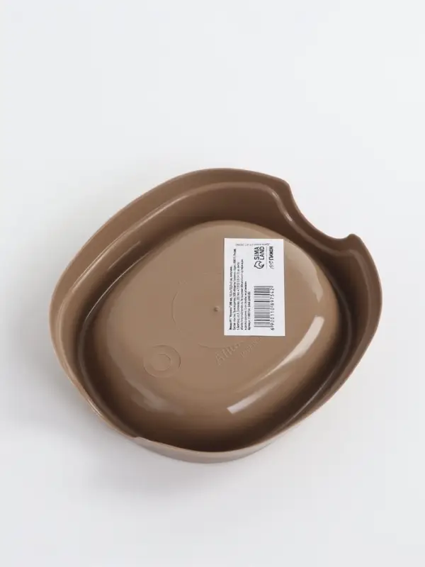 Миска №1 &laquo;Нулевка&raquo;, 200 мл, 13.5&times;12.5&times;3 см, цвет капучино